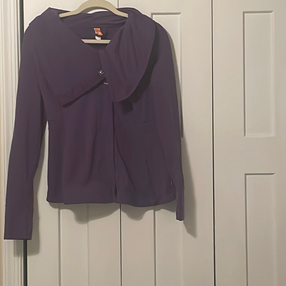 Purple athletic jacket
